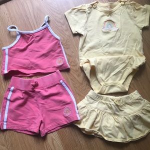 Two summer outfits. Size 18month
